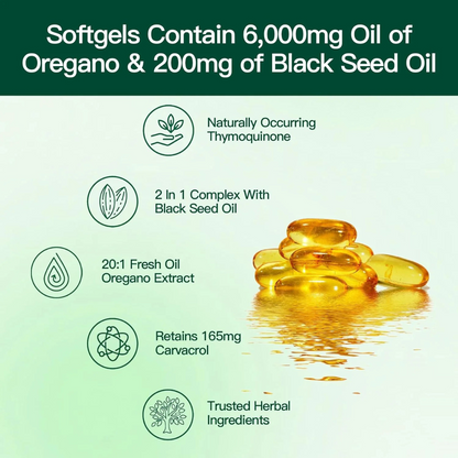 KoAnua - Oregano Oil with Black Seed Oil